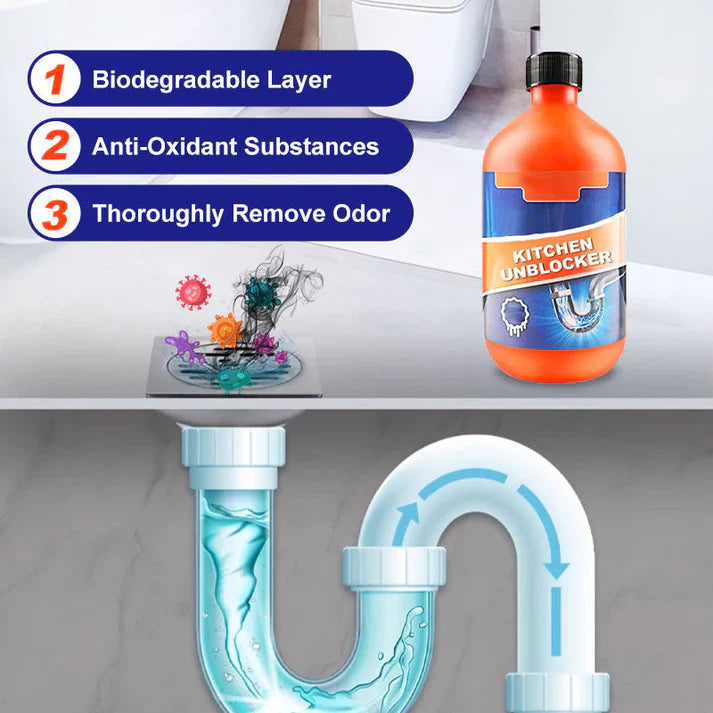 Powerful Pipe Cleaning Agent - Securing Your Space from Germs