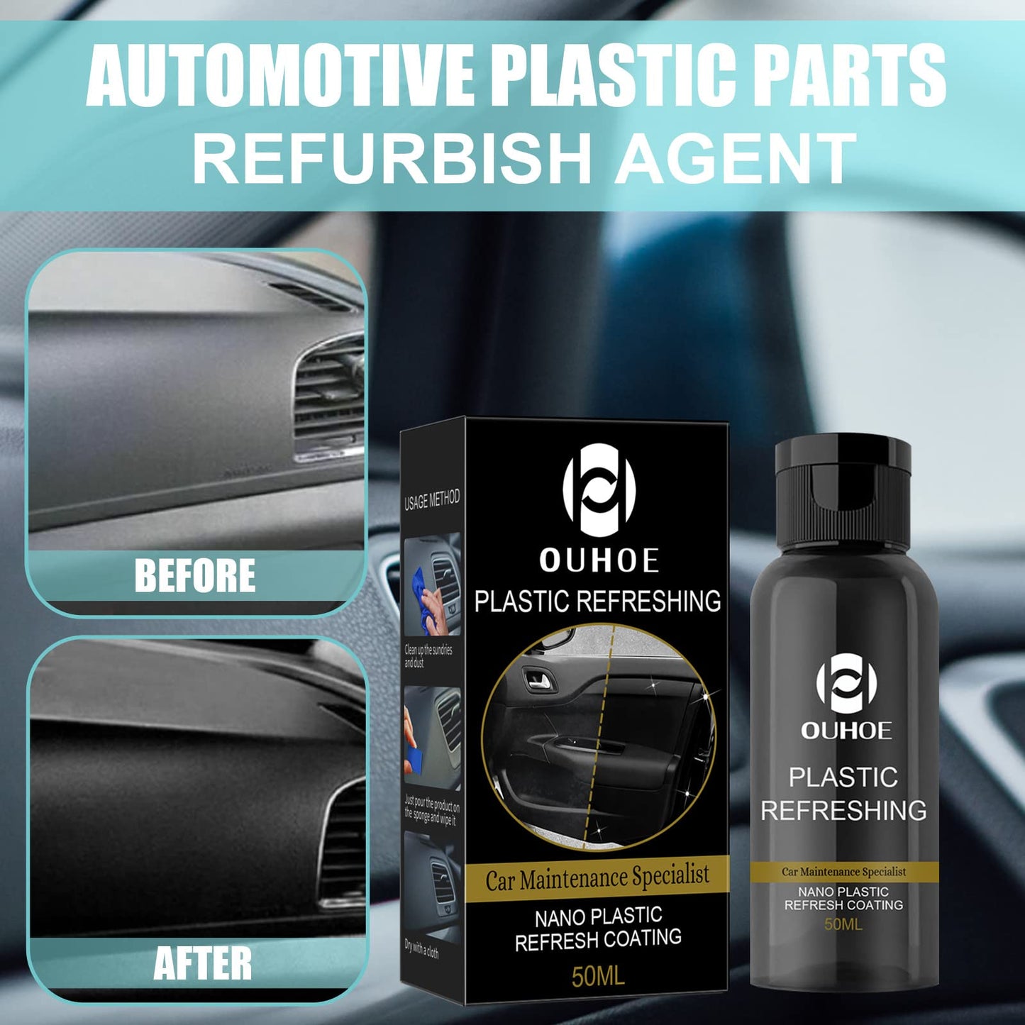 OUHOE Nano Plastic Revitalizing & Protection  ( Buy 1 Get 1 Free )